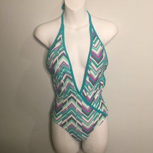 H&M - One Piece Blue/White Swimwear- Item#85